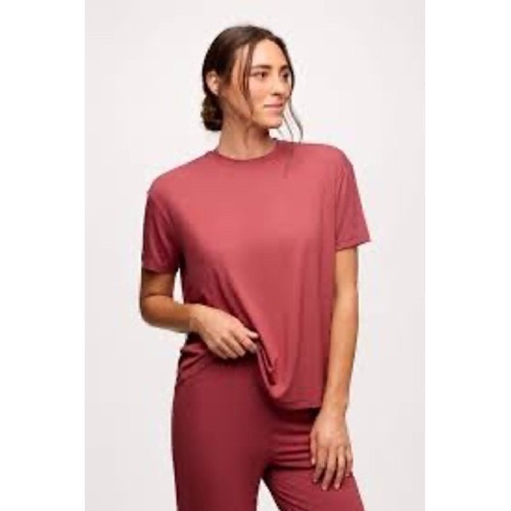 Nuuds Pajama Top Mauve Large New With Tags